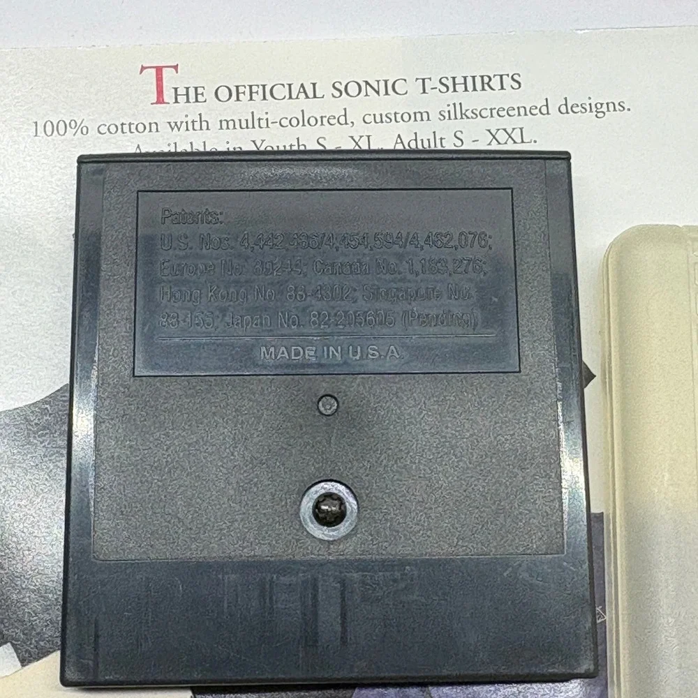 CIB Video Game Sega Game Gear Ecco The Tides Of Time